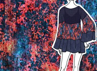 Summer Rain Textile Print